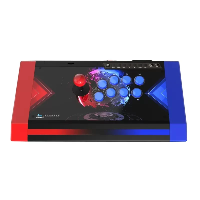 

QANBA Boxer Q3 Obsidian Pearl White Arcade Game Rocker Large Gamepad Support for PS5 PS4 PS3 PC Tekken 7 Street Fighter 5 Gundam