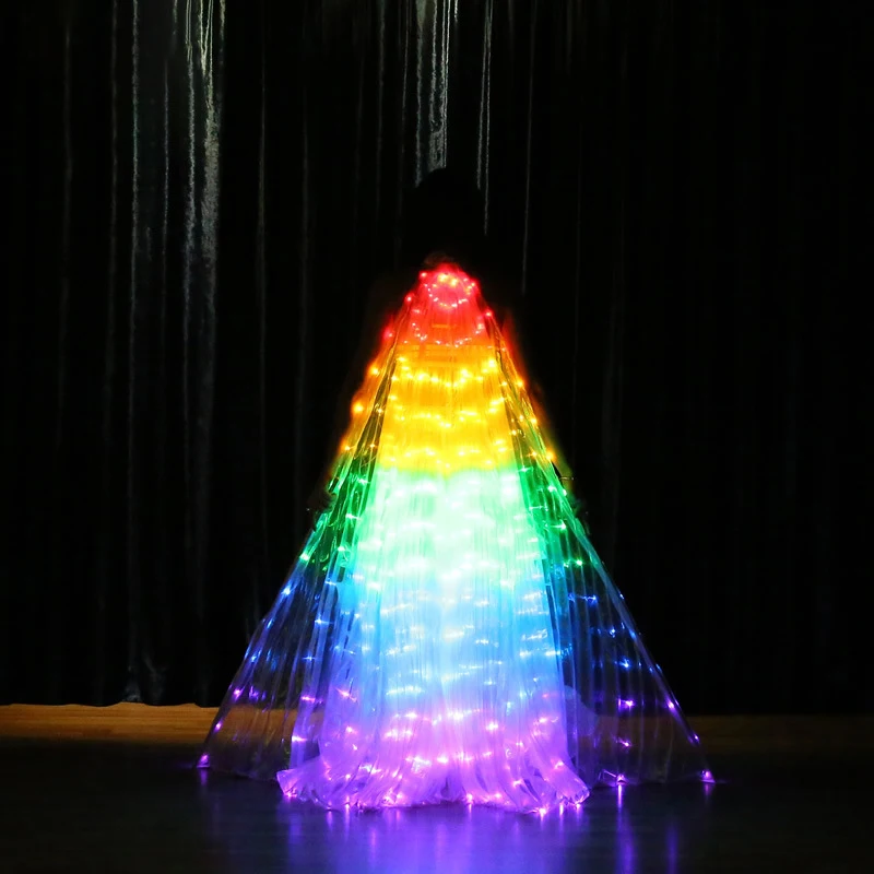Luminous Toys LED Small Butterfly Wings Children\'s Cloak Belly Dance Costume Props Wings Children\'s Luminous Toys