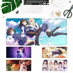 30x80cm saekano como levantar uma namorada chata gaming mouse pad computador portátil mause pad tapete de mesa para grande tapete de rato de jogo
