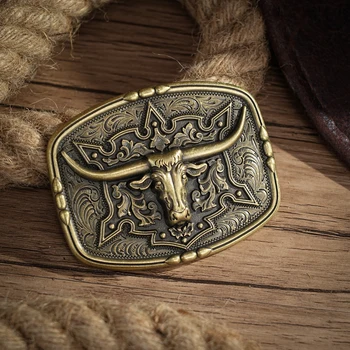 Western Belt Buckle Initial Vintage-Cowboy Rodeo Silver Large Belt Buckle for Men Women
