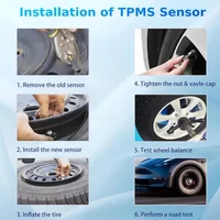 FOR 2021 2022 Tesla Model 3 Model Y Model S X Bluetooth Tpms Sensor 1472547 1490701-01-B 149070101B 149070100B 1490701-00-B - Image 3