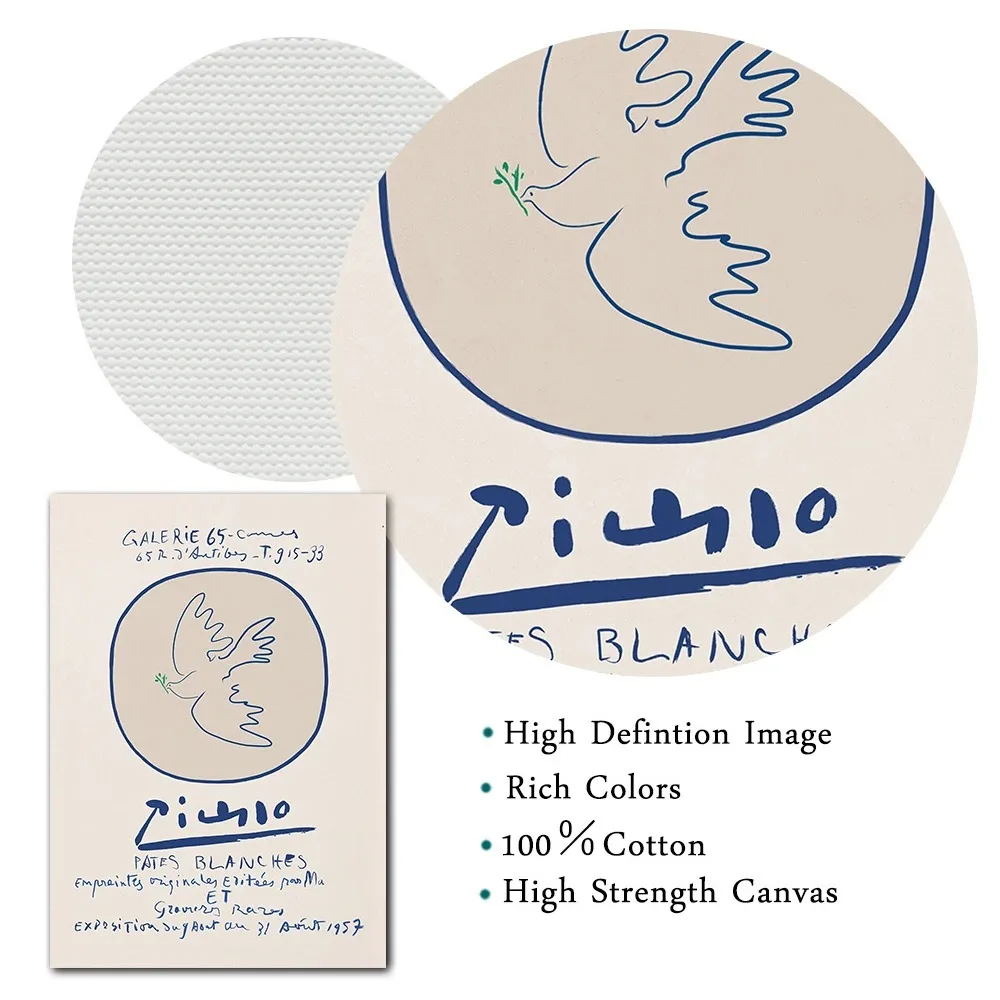 لوحة جدارية بخط بيكاسو