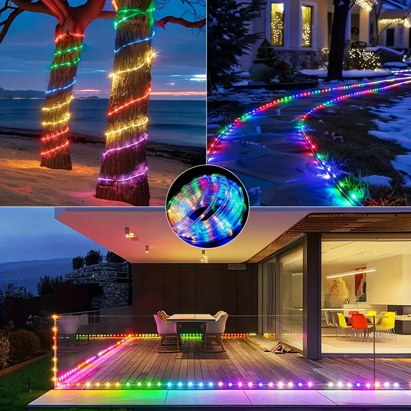 Solar LED Tube String Light 7
