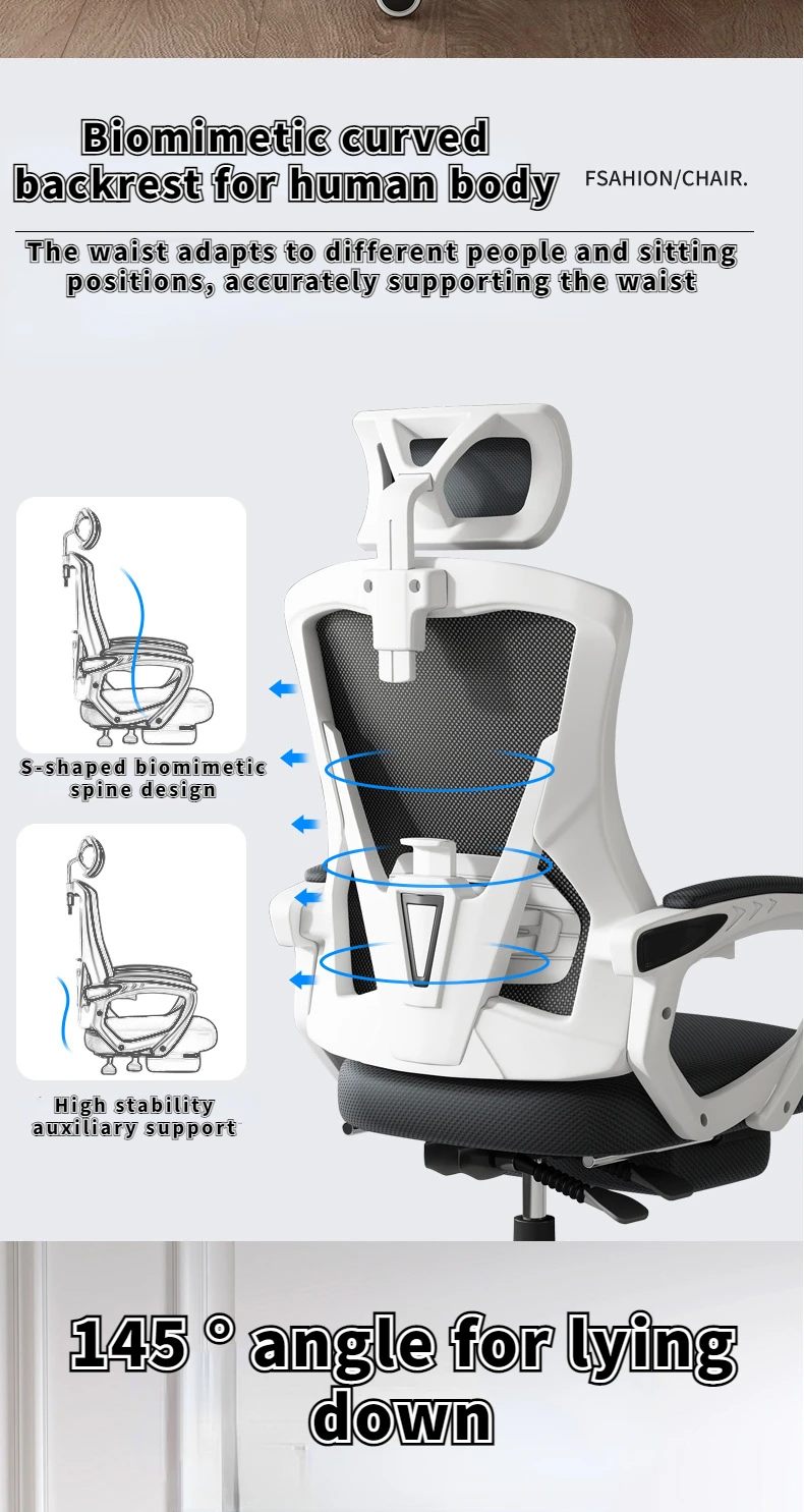 Description Picture 3 of itemErgonomic Arm Gaming Office Chairs Computer Recliner Mobiles Lift Swivel Chair Study Comfortable Silla Gamer Office Furniture