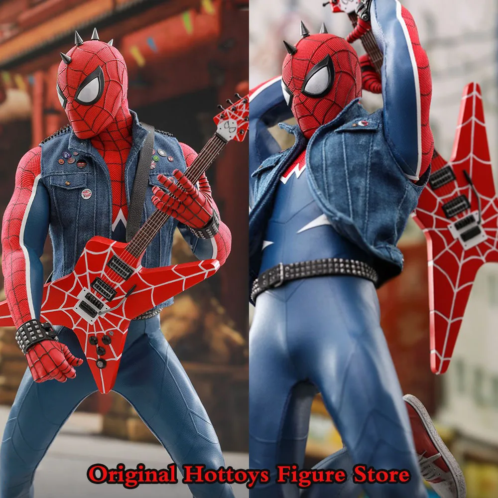 Ht Hottoys Vgm32 1/6 Scale Ps4 Game Edition Suit Punk Spider-Man Set Completo 12 Pollici Action Figure Model Fans Collezione Di Regali