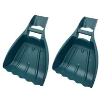 2x Leaf Grabbers for Hands Porch Lawn Yard Scoops Leaf Scoops and Claws Hand Rakes for Lawn Clippings Grass Shrub Twigs Garden 1