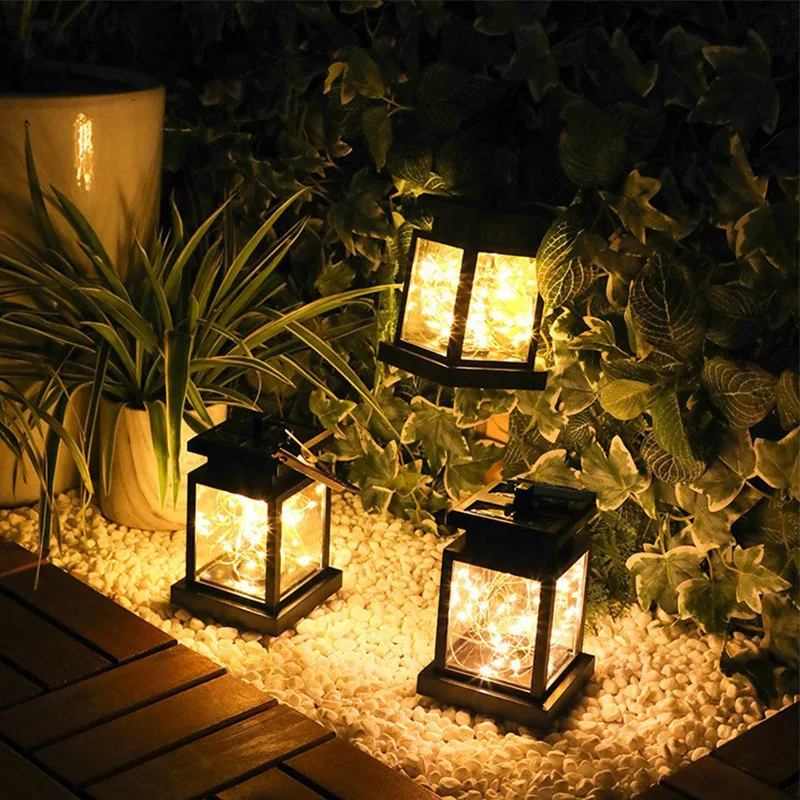 1/2/4Pcs Solar Powered Palace Lantern Outdoor Waterproof Garden Decor For Christmas Holiday Patio Lawn Landscape Lighting Gift