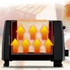 Household Automatic Bread Toaster Fast Heating 2 Slices Slots Bread Maker Cooking Stainless Steel Baking Breakfast Machine 2