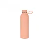 1pc 500ml/17oz 304 Stainless Steel Insulation Cup With Narrow Mouth, Portable Leakproof Sports Water Bottle With Handle Ring 4