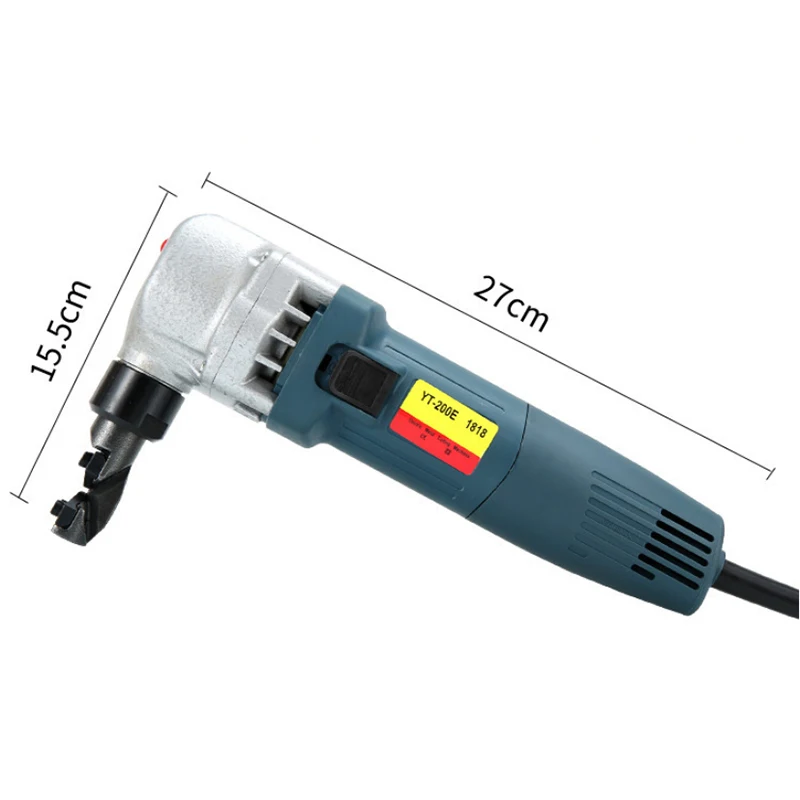 380W 1818 Electric Metal Punching Shear Sheet Metal Cutter Stainless Steel Metal Nibbler Curve Cutter 30000rpm High Speed Rotor 3