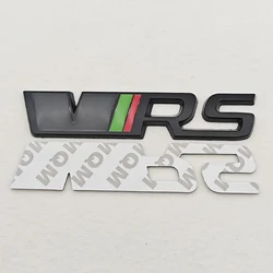 3D Metal Logo Emblem Badge - Car Front Grille, Fender, Side, Trunk Decoration Sticker Accessories (Sticker Grey Black)