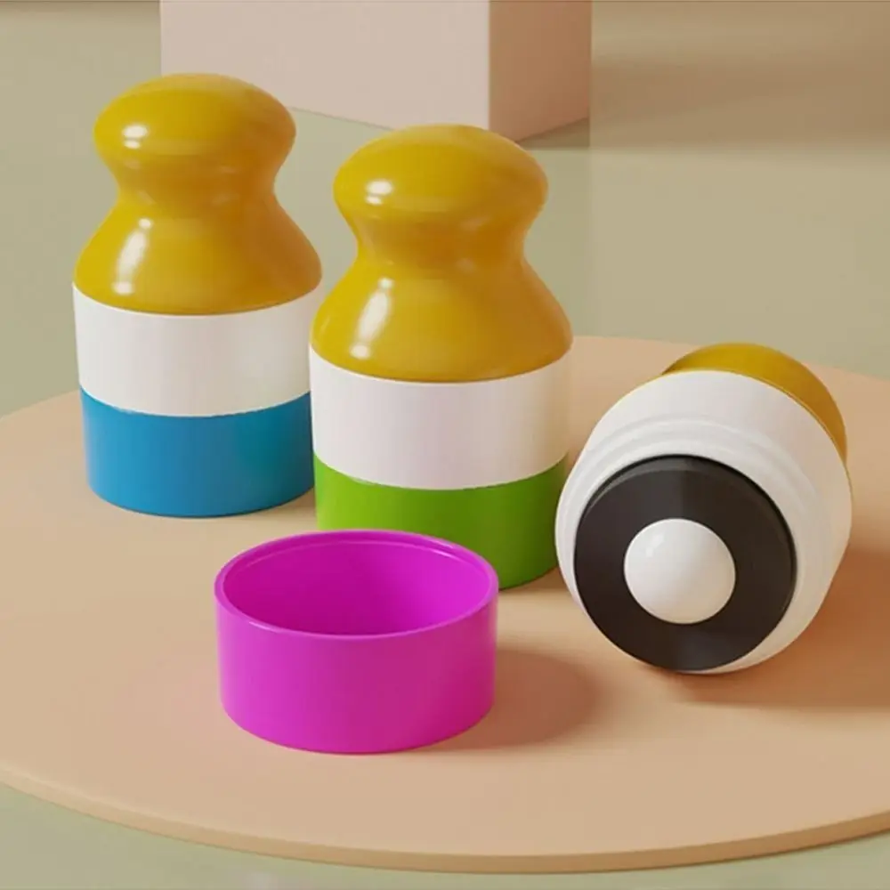 

100 мл солнцезащитный аппликатор Милая строчка цветной мультяшный стиль многоразовый солнцезащитный лосьон-аппликатор для дома и путешествий