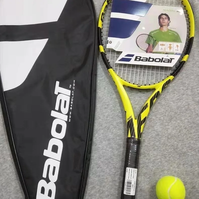 

Babolat All Carbon Tennis Racket Pa Nadal Tennis Racket Pure Aero Beginner Students Boys and Girls Training Men Women