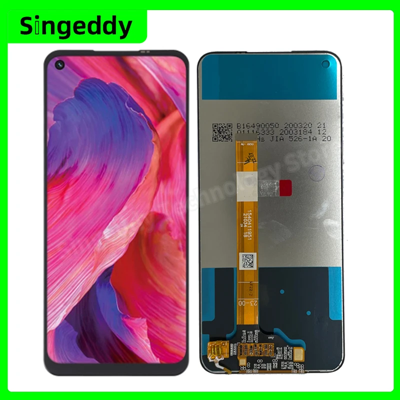 

Сенсорный экран для сотового телефона OPPO A54 5G, ЖК-дисплей, панель дигитайзера, A74 4G, A93 5G, сборка в комплекте, запасные части, 6,5