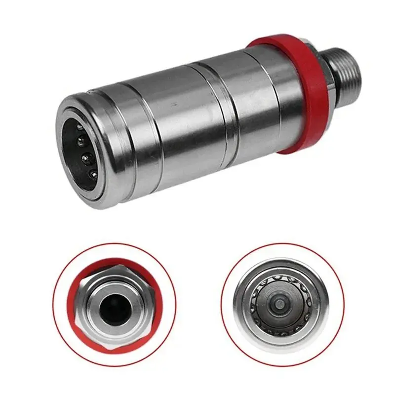 AB34-2Pcs AL166181 AL200979 AL170665 AL119348 풀 푸시 타입용 유압 퀵 커플러 피팅