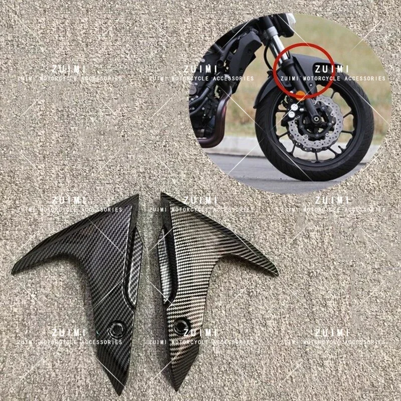 For YAMAHA FZ07 MT-07 2012-2013-2014-2015-- Carbon Fiber Front Fender Mud Guard Side Fairing
