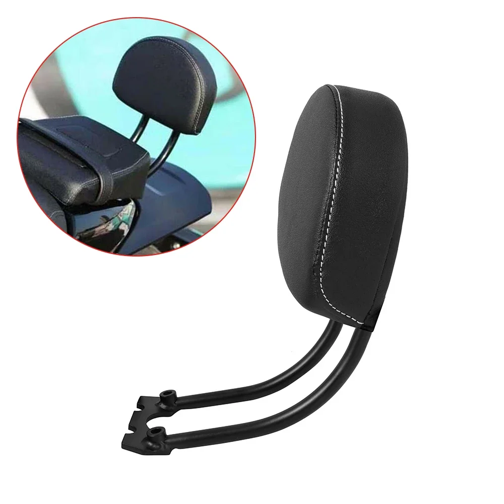 1PC-Motorcycle-Black-Rear-Passenger-Cafe-Racer-Backrest-Pillion-Kit-W ...