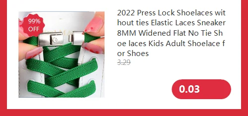 Magnetic Lock Shoelaces without ties Elastic Laces Sneakers No Tie Shoe laces Kids Adult Running Tennis 8mm Width Flat Shoelace