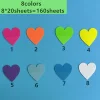 8Packs/Set Transparent Sticky Notes Self-Adhesive BookMarkers Annotation Reading Book Clear Tab Kawaii Cute Stationery 6