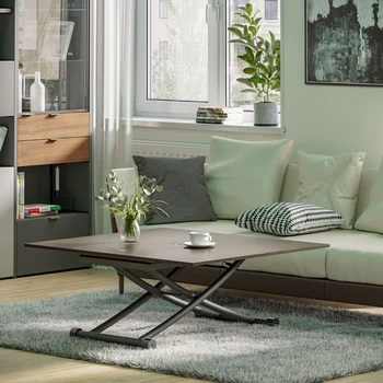 Height Adjustable Coffee Table, Modern Expandable Dining Table,Save Space Table for Living Room,Dining room