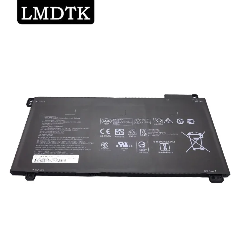 Lmdtk Nuova Batteria Per Laptop Ru03Xl Per Hp Probook X360 440 G1 11 G3 G4 Hstnn-Lb8K Ib8P L12717-1C1 171 541 421 L12791-855 48Wh