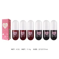 Dragonranee Lip Dye Liquid Lip Glaze Cute Waterproof Non-Stick Liquid Lipstick 6 Colors Available 5