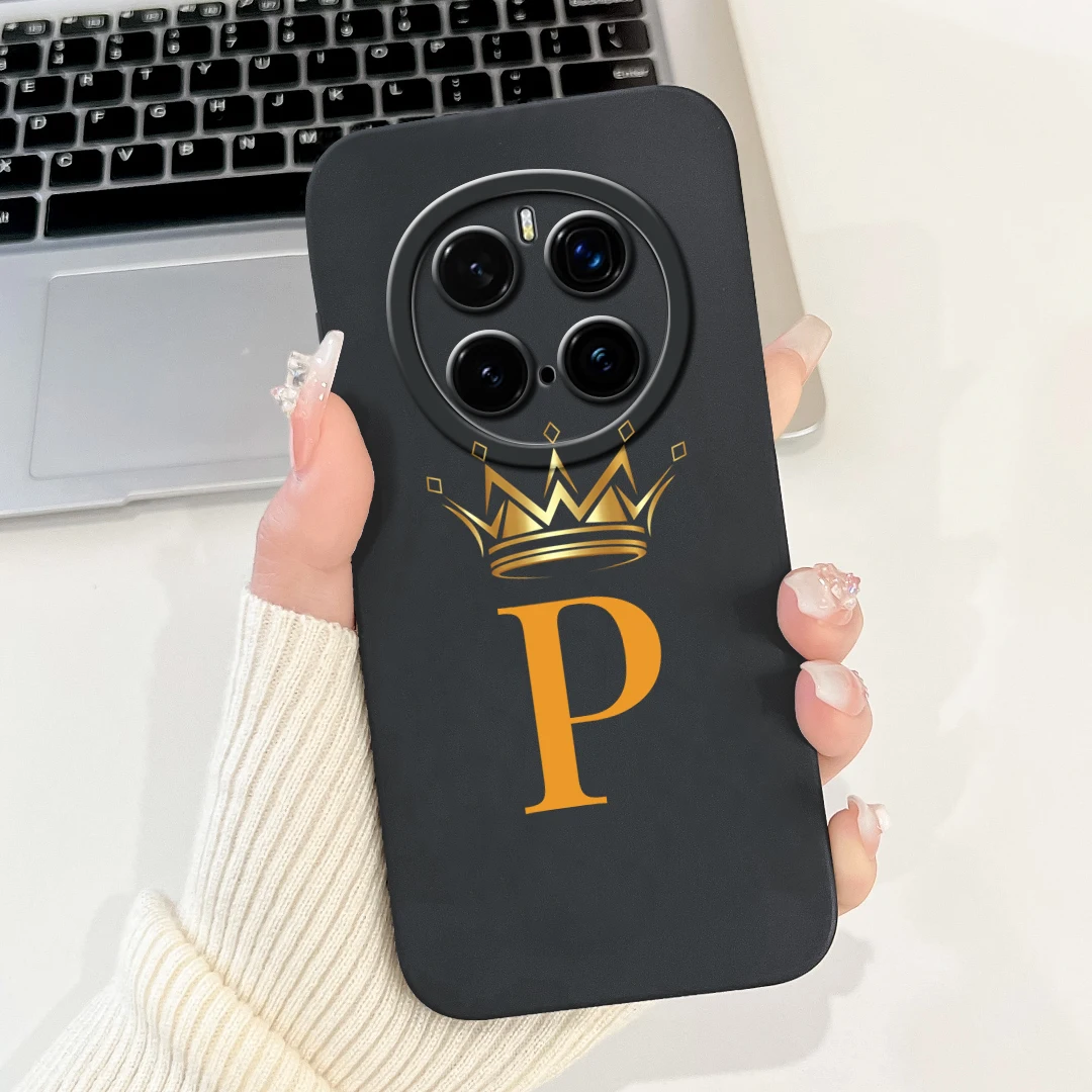 Cute Crown Letters Soft TPU Case