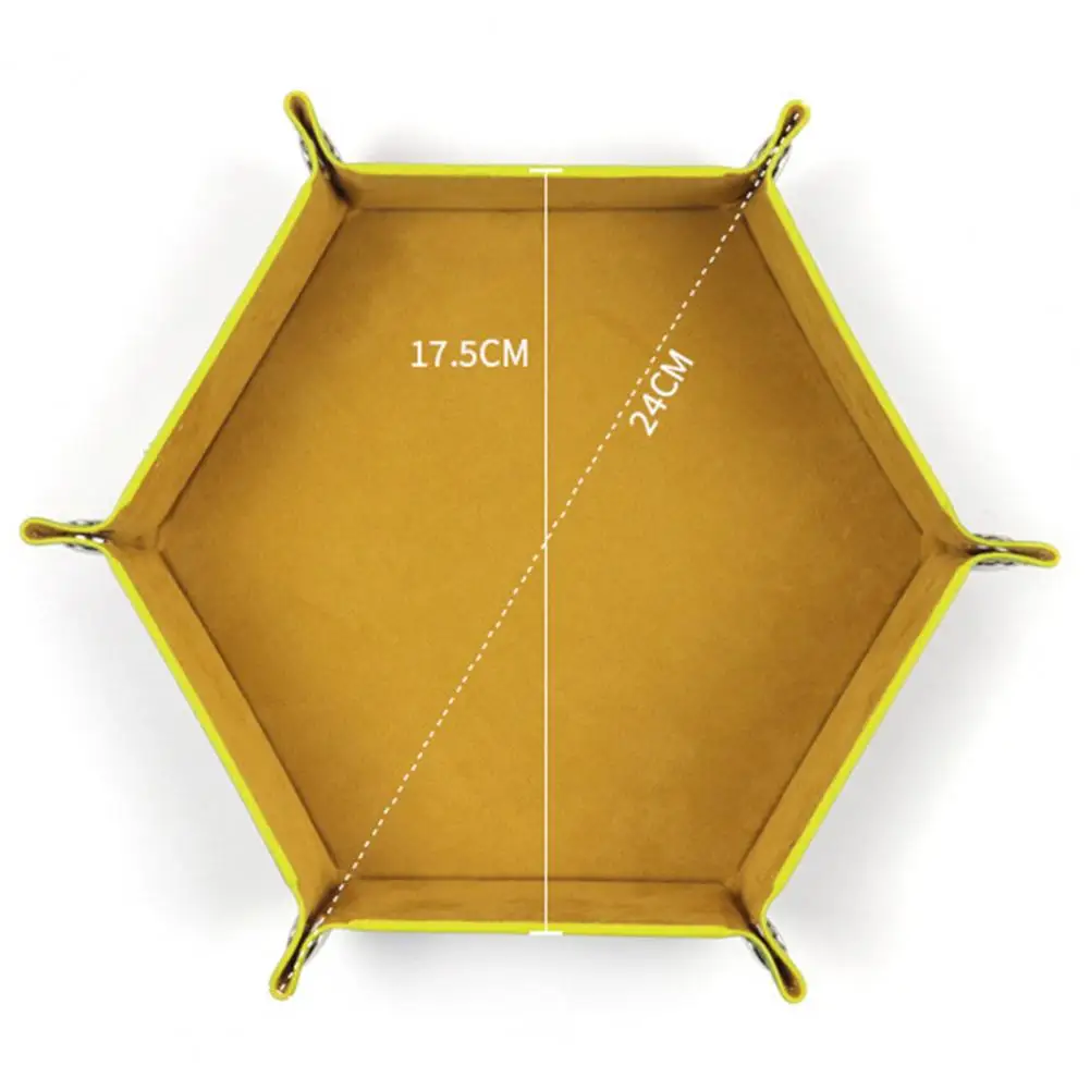 Storage tray Bamboo organizer tray Jewelry storage tray Storage Tray Foldable Large Capacity Faux Leather Assorted Dice Shape Organizer Holder Household Supplies