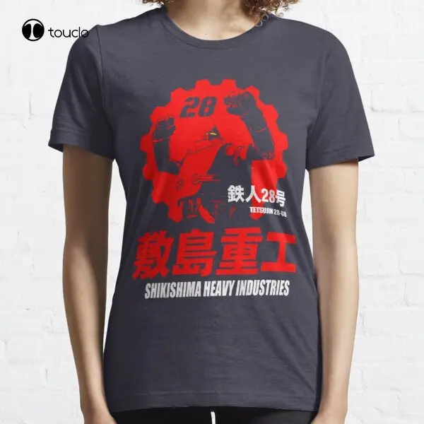 Nuovo Giganteor Tetsujin-28 Go Shikishima Heavy Industries Giappone Retro Mecha Anime T-Shirt Tee Shirt Camicia Di Raffreddamento Nuovo Popolare