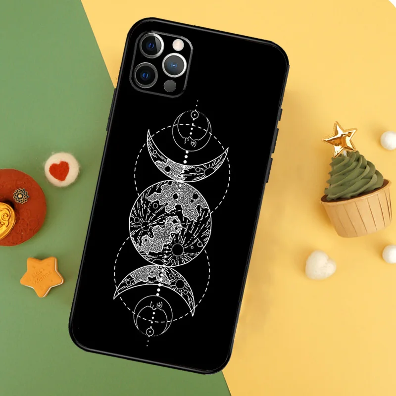 Mystical Moon Gothic Witch Shockproof Phone Case