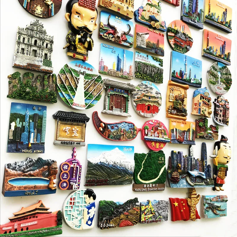 Magnetic Fridge Stickers China Cities Tourist Souvenirs Home Decor