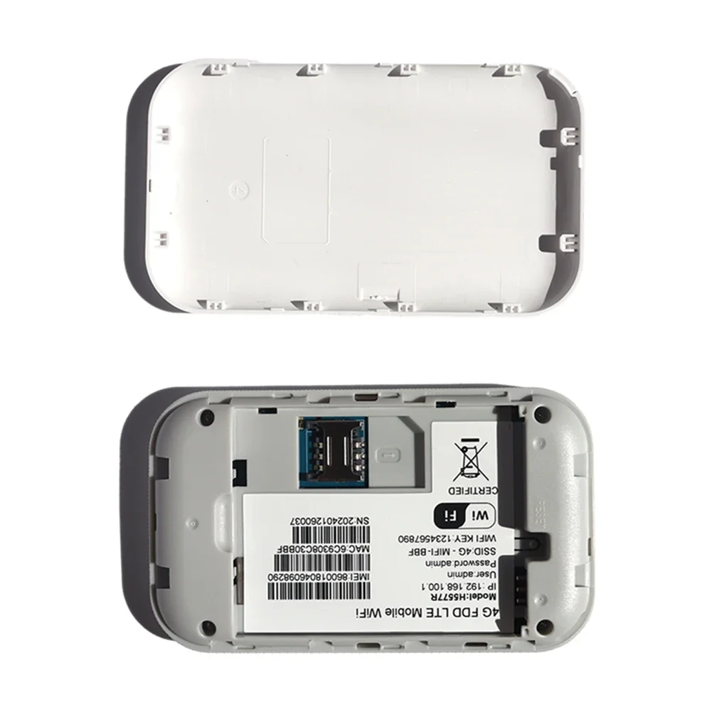 H5577R 4G Lte WiFi Router Wireless 150Mbps Hotspot with SIM Card Slot Chip Portable Modem 2100mAh Mini Mobile Hotspot Plug&Play