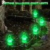 Halloween Path Lights Waterproof Solar Ghost Stake Lights Ghost Pathway Lights Halloween Pathway Lights Ghost Decorations For 1