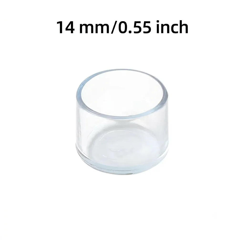 Anti-Noise Transparent Silicone Floor Protectors