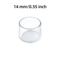 Anti - Noise Transparent Silicone Floor Protectors - 12 PC (14 mm)