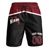 Miami City Graphic Basketball Fans Shorts Gifts Pants 3D Hip Hop y2k Board Shorts Summer Hawaii Swimsuit Cool Surf Swim Trunks 1