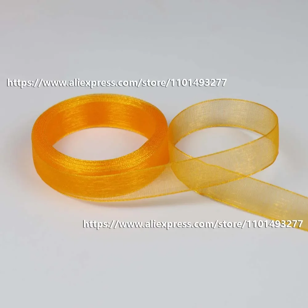 5 Yards Organza Ribbon for Gift Wrapping and Crafting