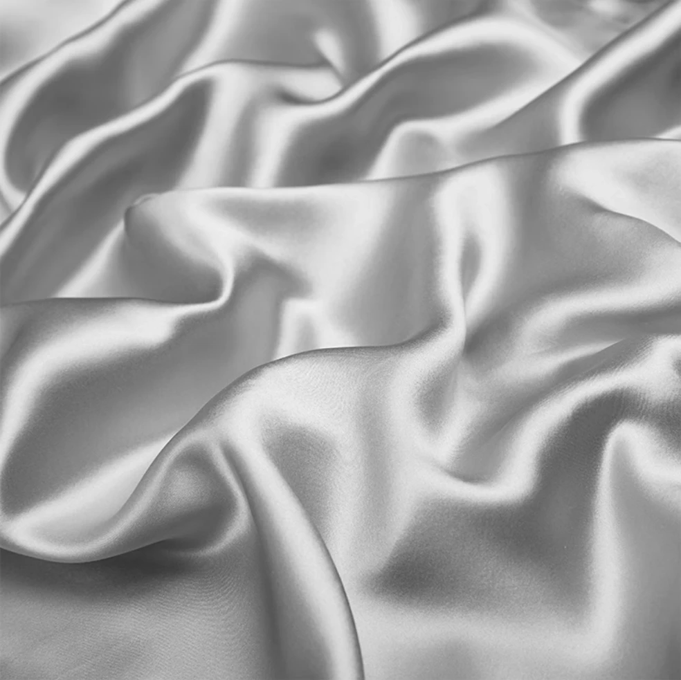 Single sided 30MM Silk Pillowcases 100% Mulberry Silk Ivory Champagne Pink Purple Colors Hair Care and Beauty 48cmX74cm 2