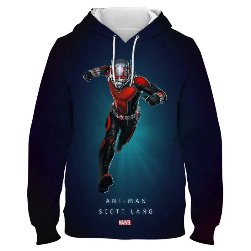 Толстовка с капюшоном Marvel мстители мужская и женская толстовка Детская крутая