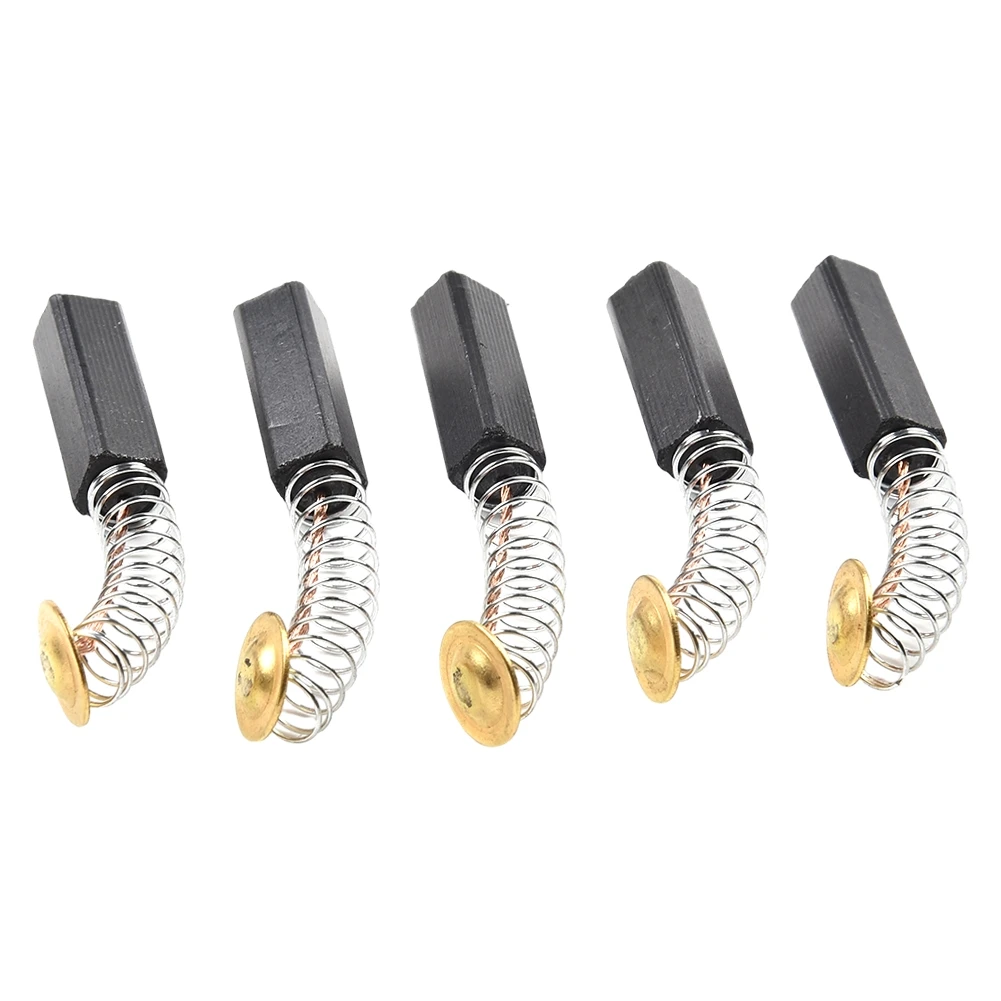 10pcs Carbon Brush Electric Hammer Drill Graphite Brush Hammer Replacement Parts Cutting Polishing Machine Motorbrush Drill spark electric machine edm square clamp 25mm graphite electrode holder