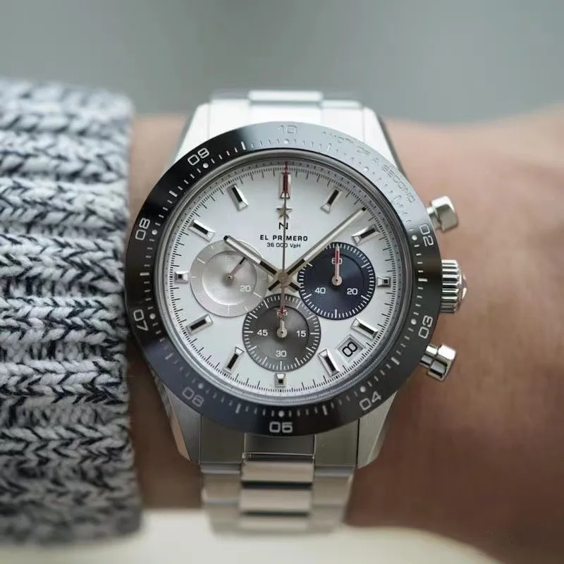100% New Fashion Zeth123 Style Luxury Sport Quartz Leather Stainless Steel Watch Man Calendar Round Wristwatch High Quality