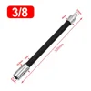1/4 3/8 1/2 Driver Extension Rod Extension Rod Adapter Flexible Long Socket Metal Shaft Conversion Head Ratchet Wrench 3