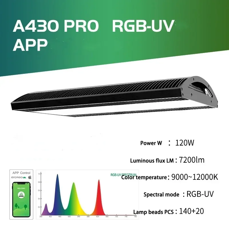 Week Aqua A430 PRO Bluetooth Smart Aquatic Freshwater Fish Tank