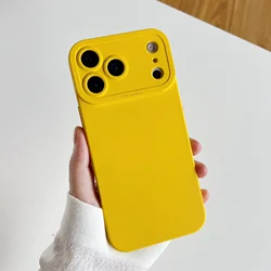 Luxury Shockproof Back Cover with Multiple Color Options - iPhone 17 Pro Max (Yellow)