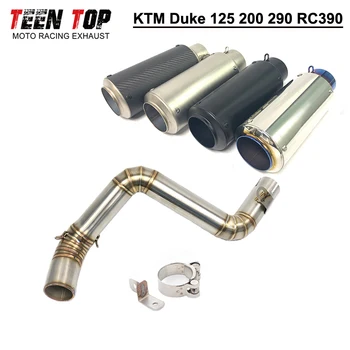 Motorcycle Exhaust For KTM Duke 125 Duke 200 Duke290 RC390 Slip-on Exhaust 2011-2016