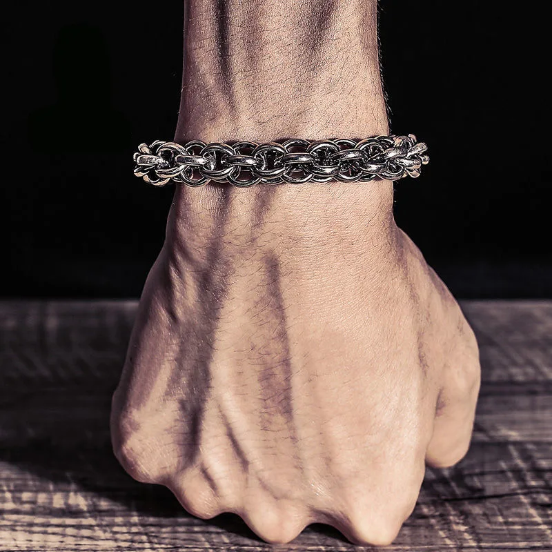 Vintage Men's Fashion Bracelet Hip Hop Open Bracelet Party Jewelry Accessories Gifts To Boyfriends