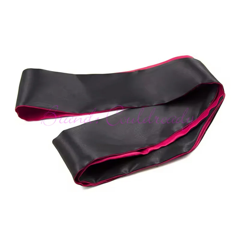 Maschera per occhi in pizzo sexy, auto-legatura, benda, manette, frusta, costume, estasi, raso di seta, fascia copriocchiali, nastro SM_voghion.com