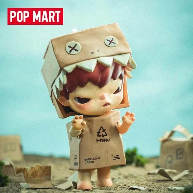 thumbnail image 1 of POPMART Hirono Mime Series Blind Random Box Toys Cute Action Anime Figure Kawaii POP MART Mystery Box Model Designer Doll Gift, 1 of 5