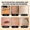 Body Concealer Cream Waterproof Full Coverage Professional Tattoos Covering Birthmarks Stretch Makeup Beauty Glides on Smoothly 3