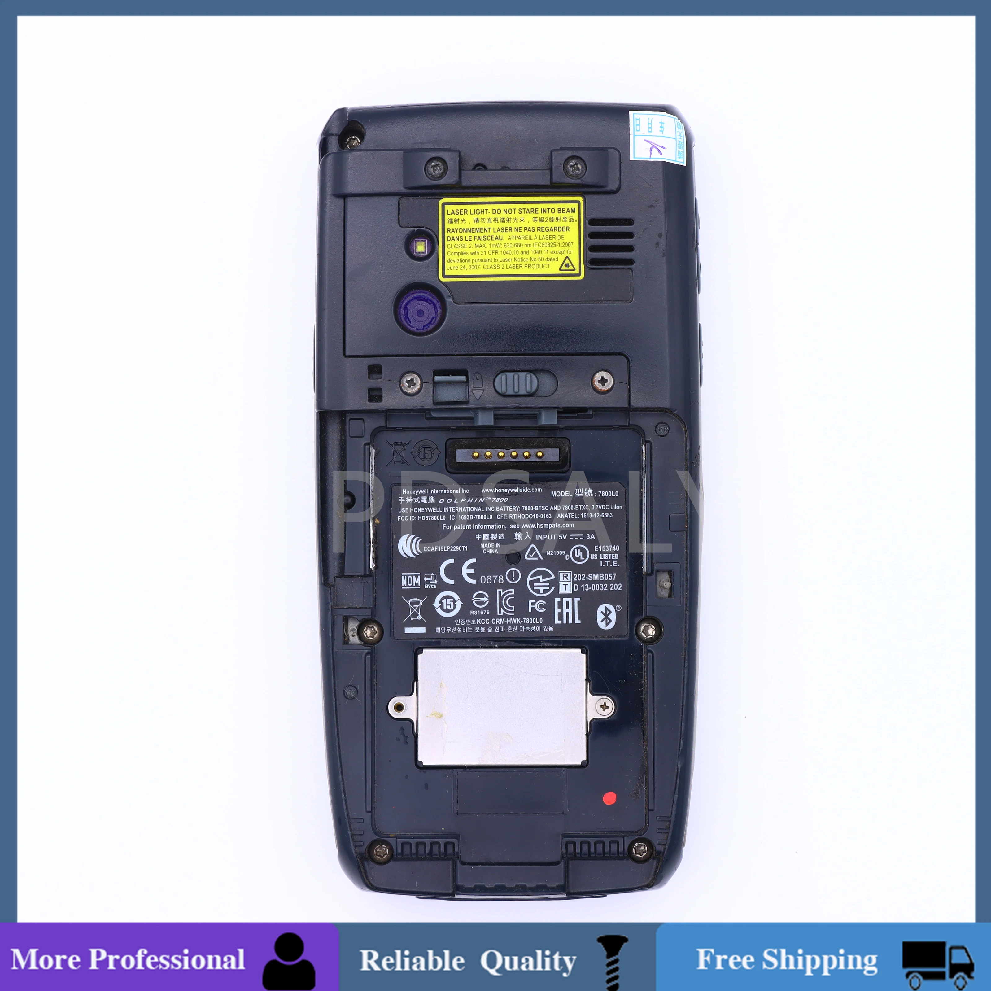 Honeywell 돌고래 7800 스캐너, 배터리 없음 테스트 양호, 7800L0M-0C243XE